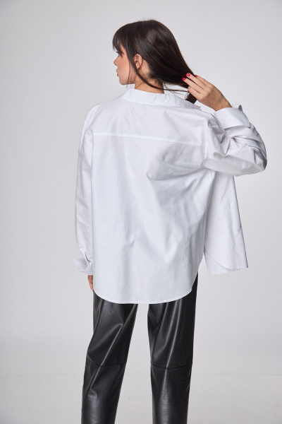 Рубашка Anelli 1203 белый - фото 4