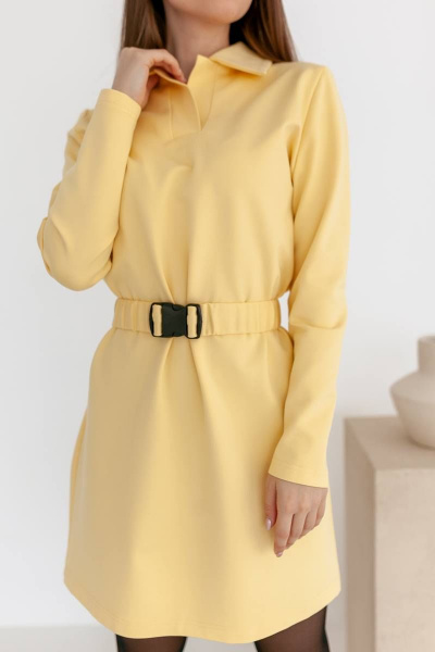 Платье KRASA - Danaida 292-22 желтый - фото 3