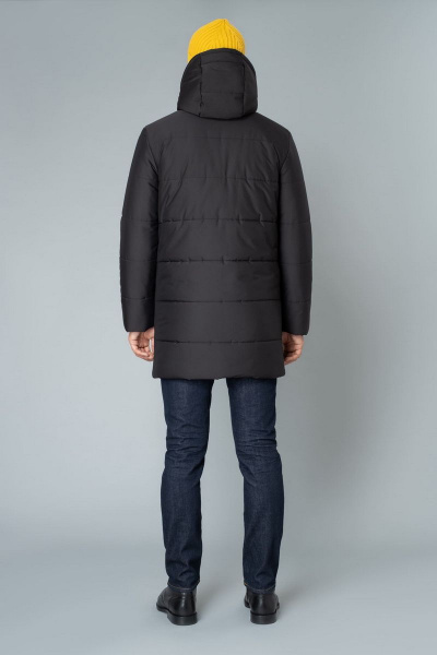Куртка Elema 4М-9583-1-182 черный/серый - фото 3