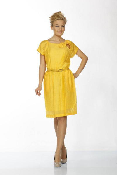 Платье Pama Style 654 желтый - фото 1