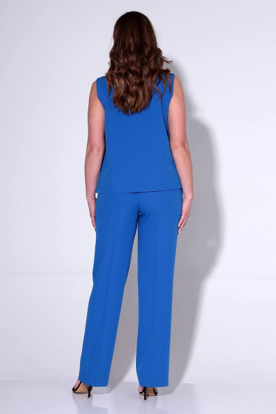 Блуза, брюки Liona Style 828 синий - фото 2