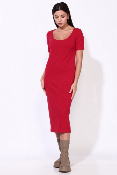 Блуза, платье Faufilure С1334 красный - фото 3