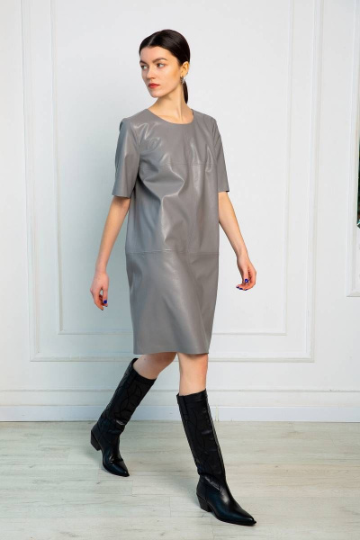 Платье Ivera 1070 серый - фото 2