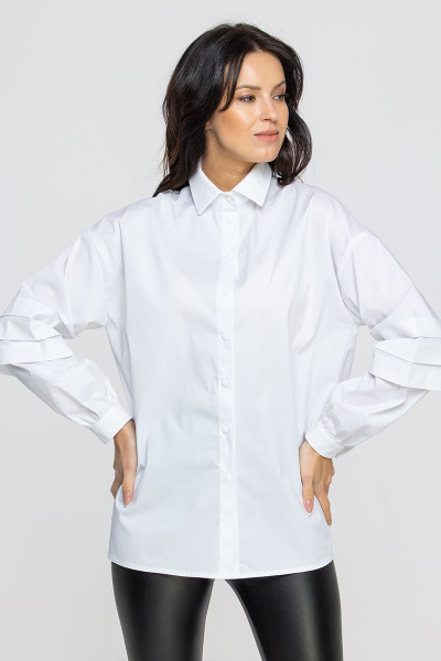Рубашка Regina 21с1-501RG-6-0 белый - фото 11