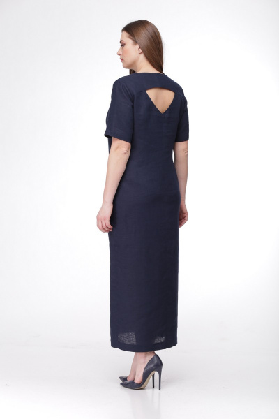 Платье MALI 473 темно-синий - фото 8