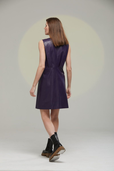 Платье Luna 027 фиолетовый - фото 5