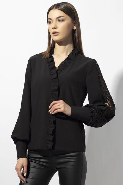 Блуза VIZAVI 655 черный - фото 4
