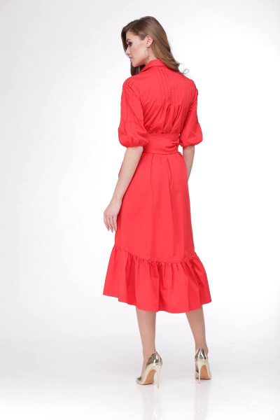 Платье Verita 1067 красный - фото 4