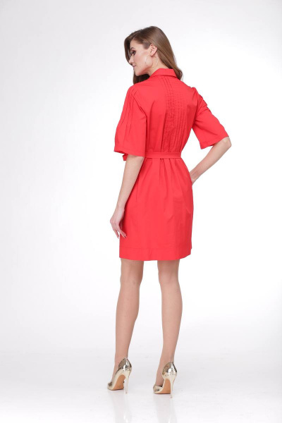 Платье Verita 1085 красный - фото 5