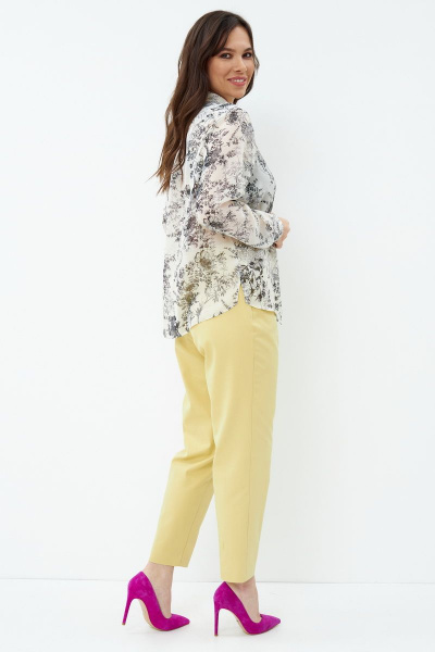 Блуза, брюки, жилет Магия моды 2063 желтый - фото 4