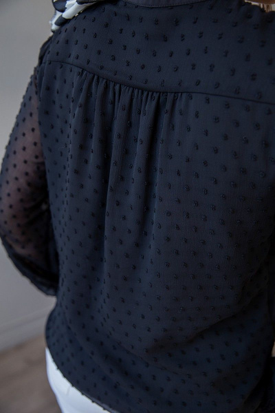 Блуза LindaLux 812 черный- - фото 9