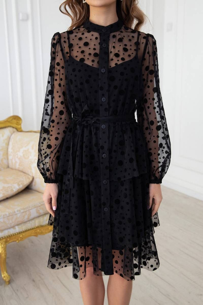 Платье Daloria 1870 черный - фото 5
