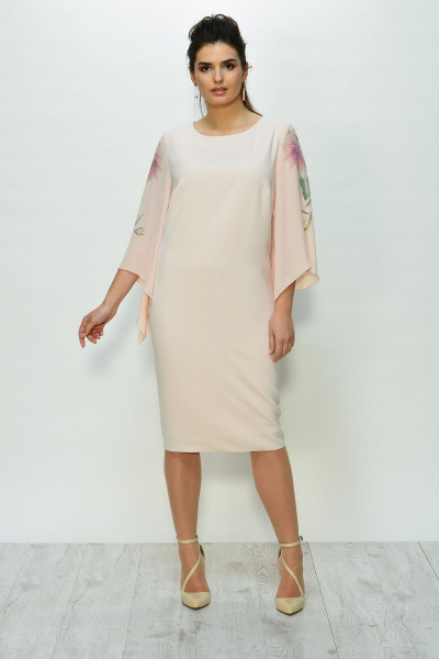 Платье Faufilure outlet С826 розовый - фото 1