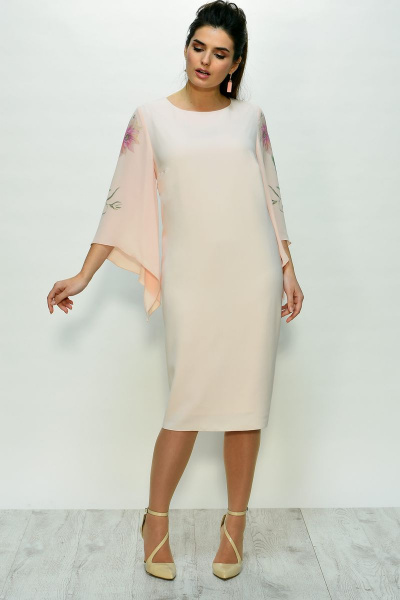 Платье Faufilure outlet С826 розовый - фото 3