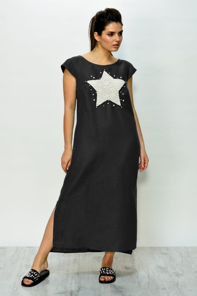 Платье Faufilure С637 черный - фото 1