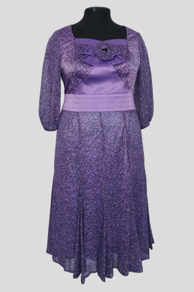 Платье Pama Style 535 фиолет - фото 1