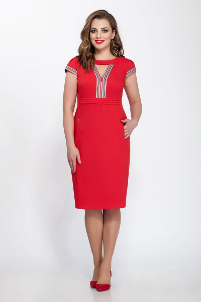 Платье LaKona 1191 красный - фото 1