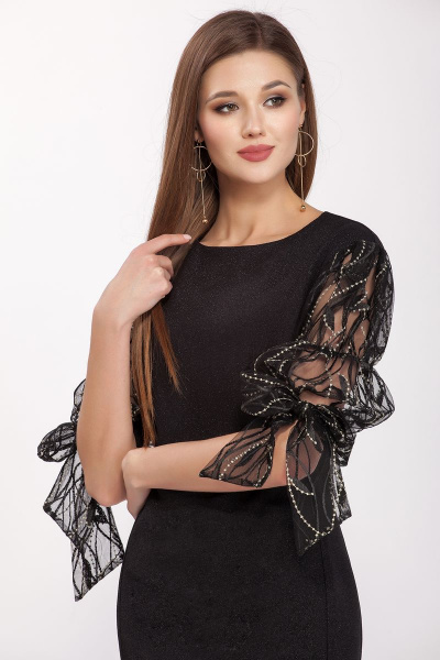 Платье LaKona 1185-1 черный - фото 3