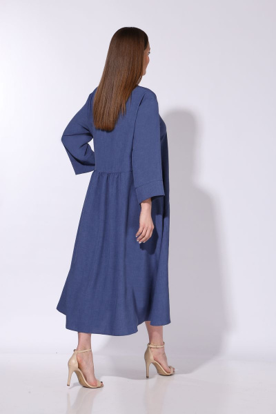 Платье ANASTASIA MAK 952 голубой - фото 4