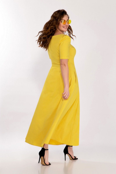 Платье LaKona 1441 лимон - фото 3