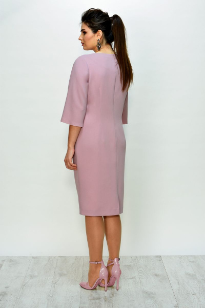 Платье Faufilure С813 т.розовый - фото 2