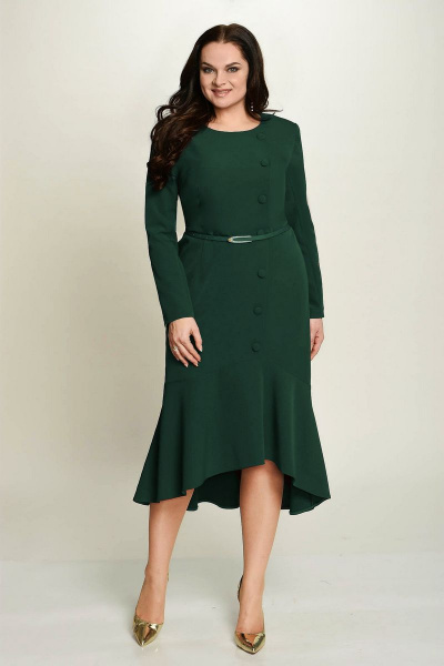 Платье ELGA 01-586 зелень - фото 1