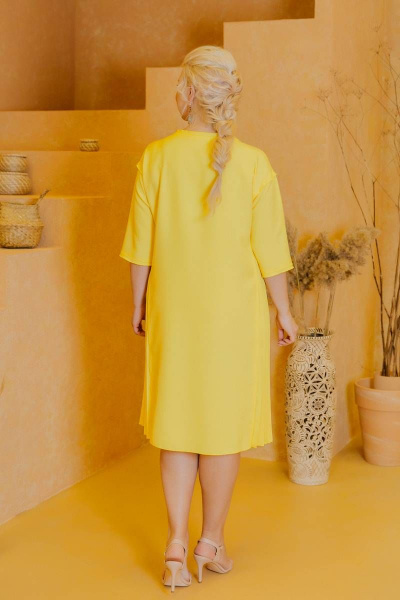 Платье ASV 2494 желтый - фото 2