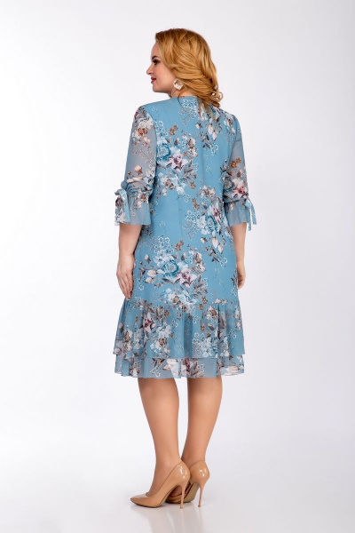 Платье Tellura-L 1632 голубой - фото 2