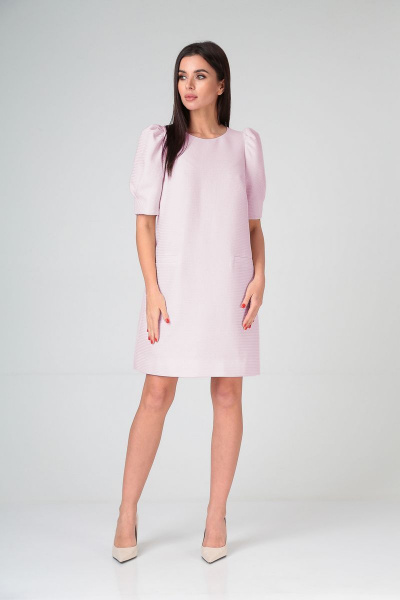 Платье Le Collect 342-1 розовый - фото 1