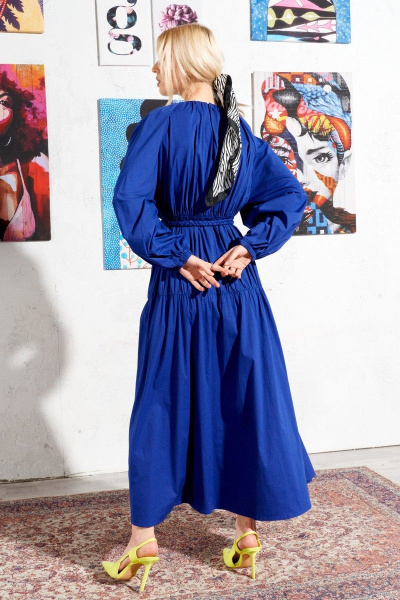 Платье Lokka 924 синий - фото 5