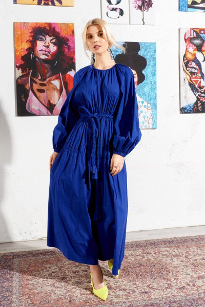 Платье Lokka 924 синий - фото 4