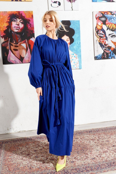 Платье Lokka 924 синий - фото 1