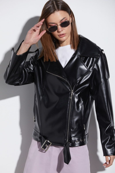 Куртка Andrea Fashion 2210 черный - фото 6