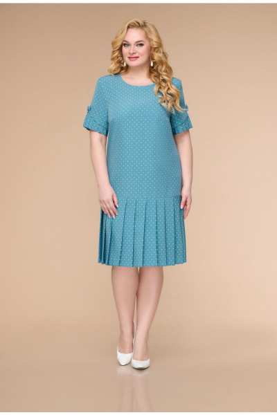 Платье Svetlana-Style 1625 мятный+горох - фото 1