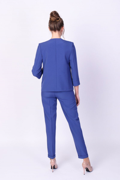 Блуза, брюки, жакет Содари 501 голубой - фото 4