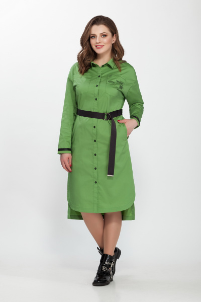 Платье Prestige 3621/170 зелёный - фото 1