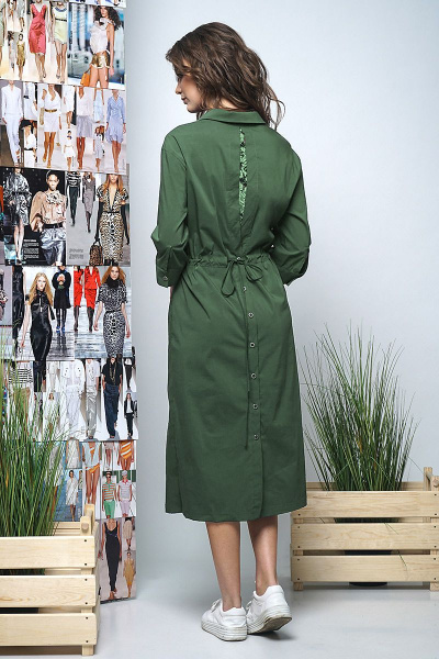 Платье Fantazia Mod 3390 зеленый - фото 2