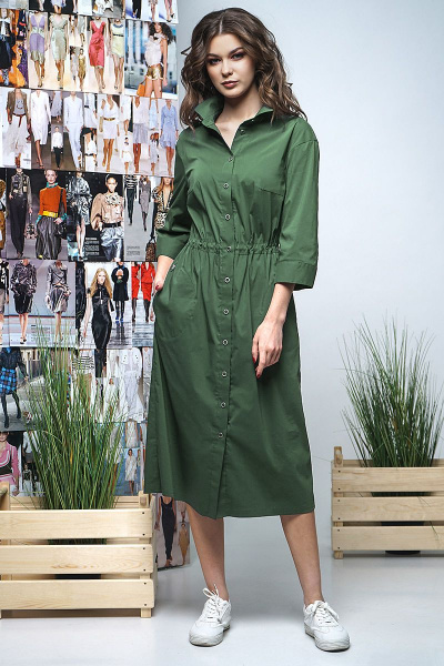 Платье Fantazia Mod 3390 зеленый - фото 1