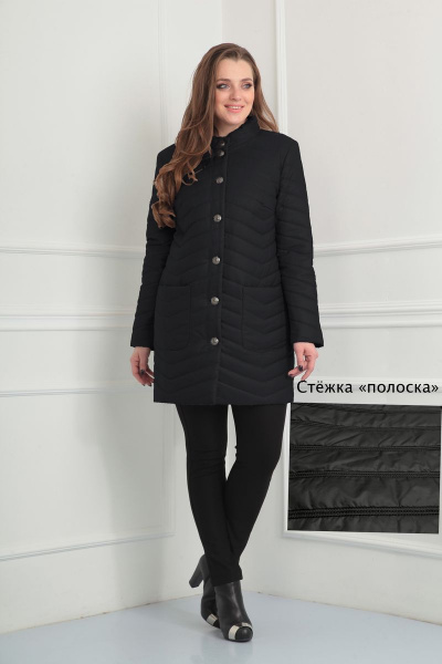 Пальто Fortuna. Шан-Жан 602 черный - фото 1