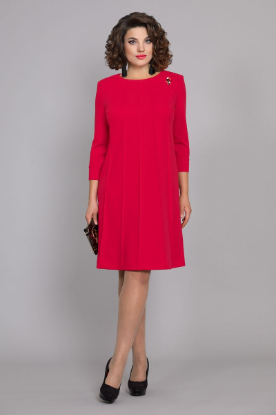 Платье Galean Style 690 красный - фото 1
