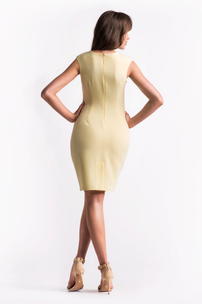 Платье Rylko fashion 06-593-4343 желтый - фото 2