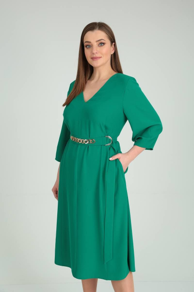 Платье TVIN 4026 зеленый - фото 4