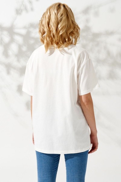 Блуза KOKOdea м21-1 белый - фото 4