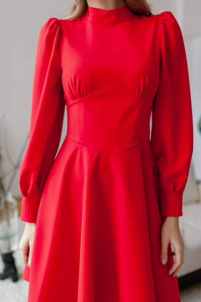 Платье KRASA - Danaida 294-22 красный - фото 4