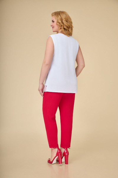 Блуза, брюки, кардиган Svetlana-Style 1527 красный - фото 5