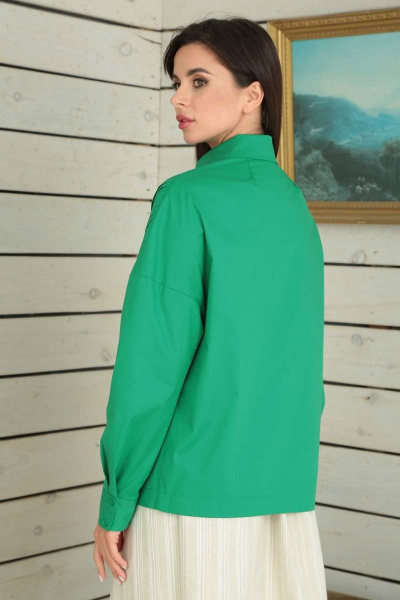 Рубашка Viola Style 1149 зеленый - фото 2