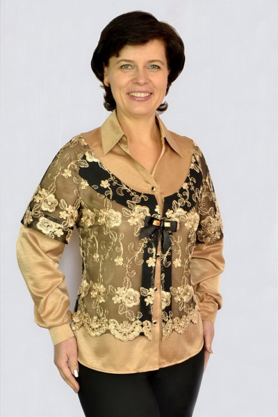 Блуза Таир-Гранд 62125 золото - фото 1