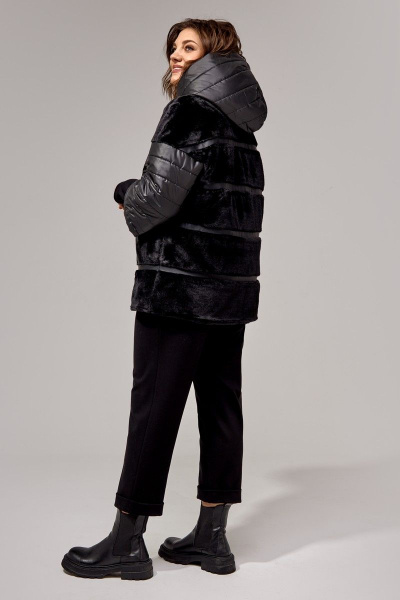 Куртка IVA 1360 черный - фото 9