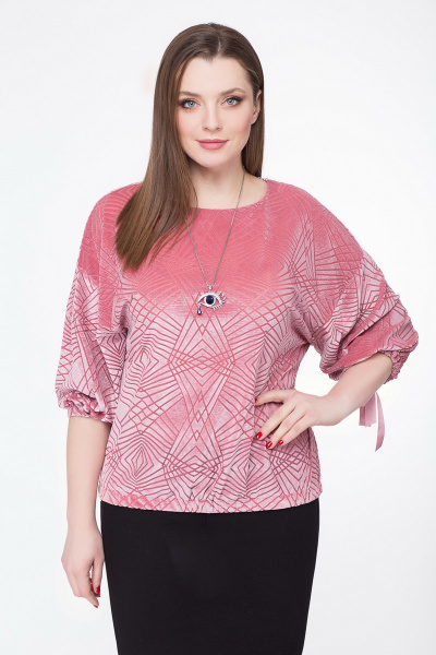 Блуза DaLi 5301 розовый - фото 1