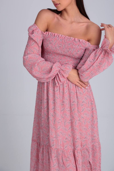 Платье Verita 2158 розовый - фото 5